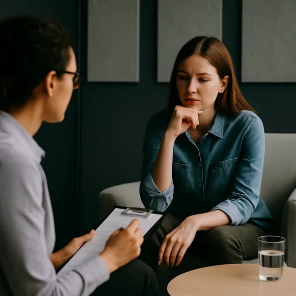 Workplace needs assessment consultation in progress