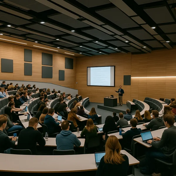 University lecture hall environment