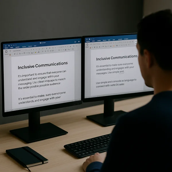 Diverse group of people communicating effectively